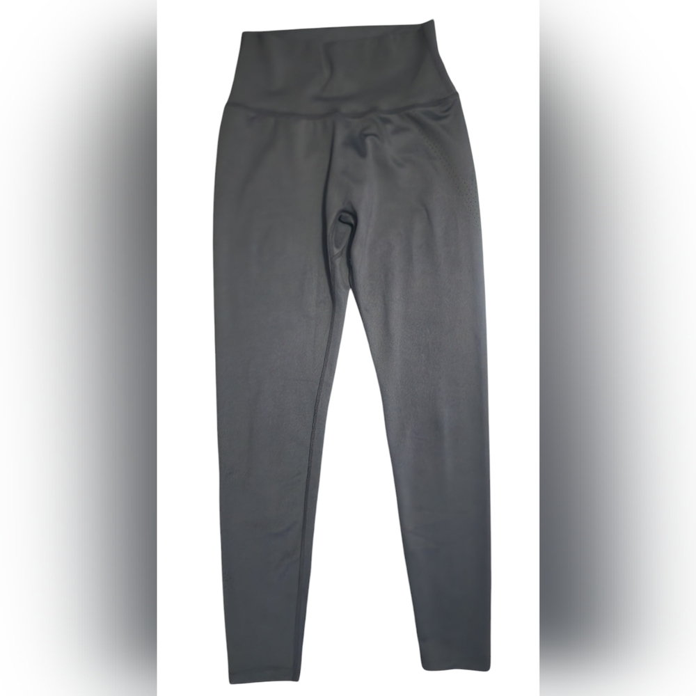 BuffBunny High-Waist Leggings in Charcoal Gray